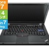 【i7搭載のThinkPadが4万切り!】Lenovo 14型 ThinkPad T420 (i7/4GB/320GB/Win7Pro)【リファビッシュ特価】