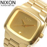 【楽天スーパーDEAL】NIXON 腕時計 THE BIG PLAYER A487-502 ゴールド