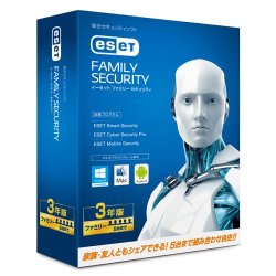 ESET ファミリー セキュリティ 5台3年版が激安特価！Windows、Mac、Androidに対応！