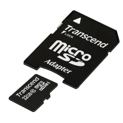 【激安特価】Transcend microSDHCカード 32GB Class10 TS32GUSDHC10E (無期限保証)